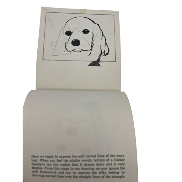 1960 Jon Gnagy Learn To Draw Puppy Dog Flip Book Movie #33 Stop Motion Drawing - Picture 3 of 6